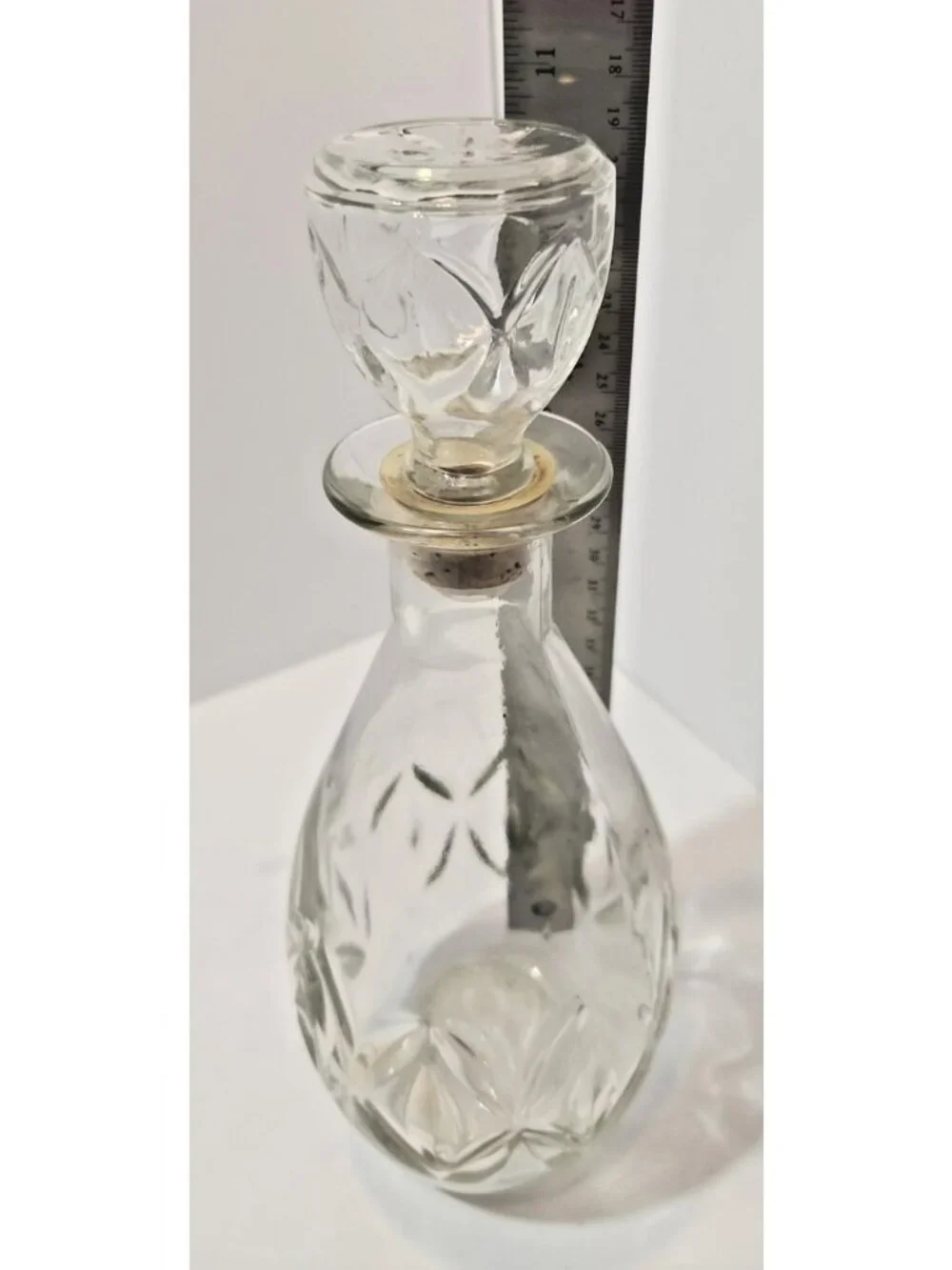 Vintage Jim Beam Clear Glass Decanter